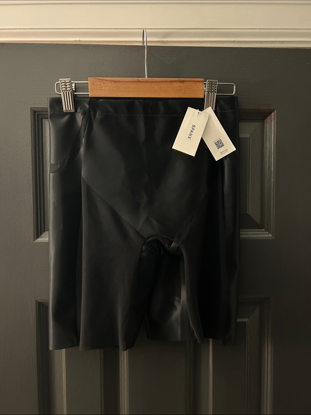 SPANX Black High-Waist Sculpting Shaping Shorts
